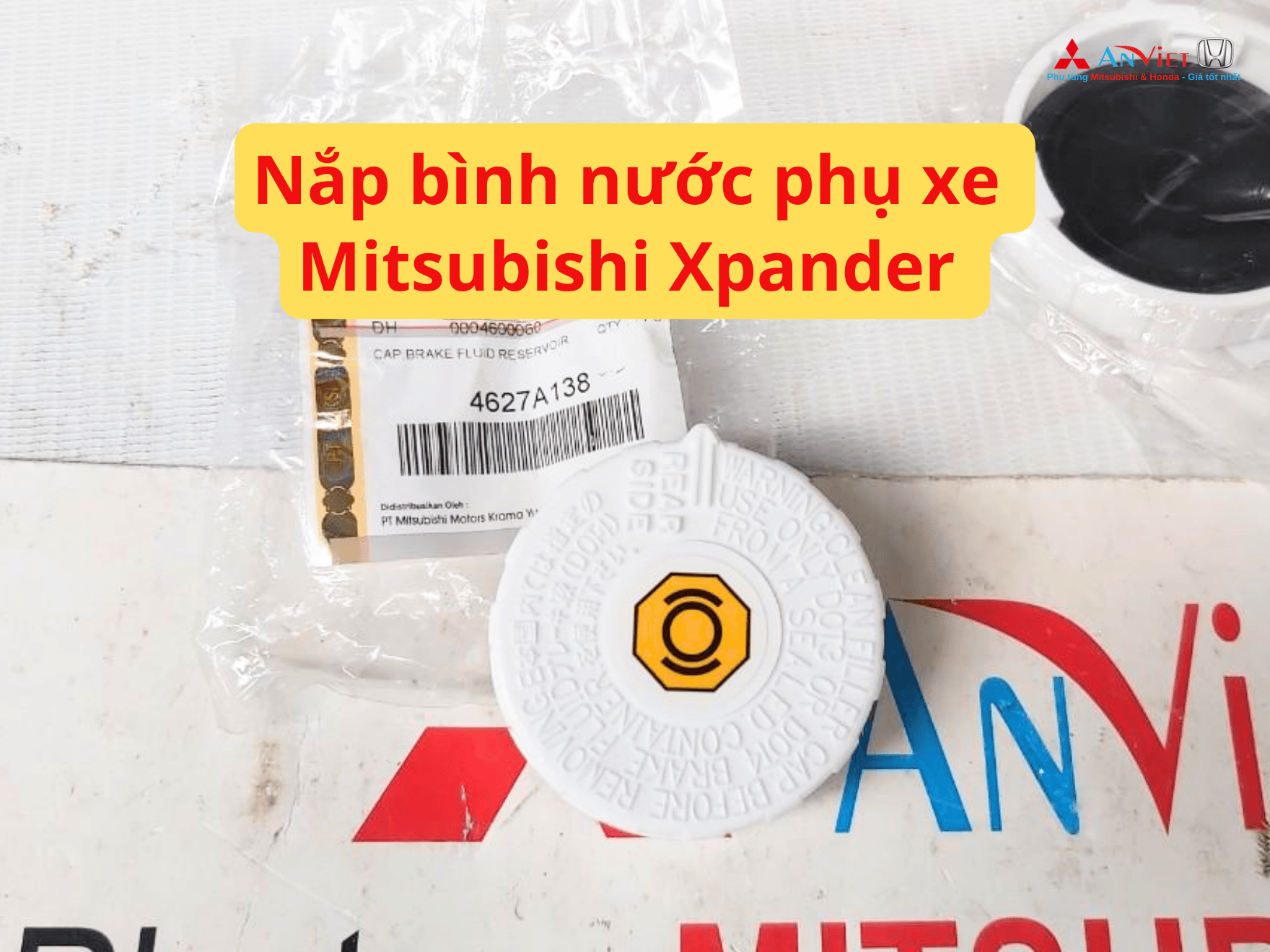 Bình Phạm Nắp bình nước phụ xe Mitsubishi Xpander chính hãng